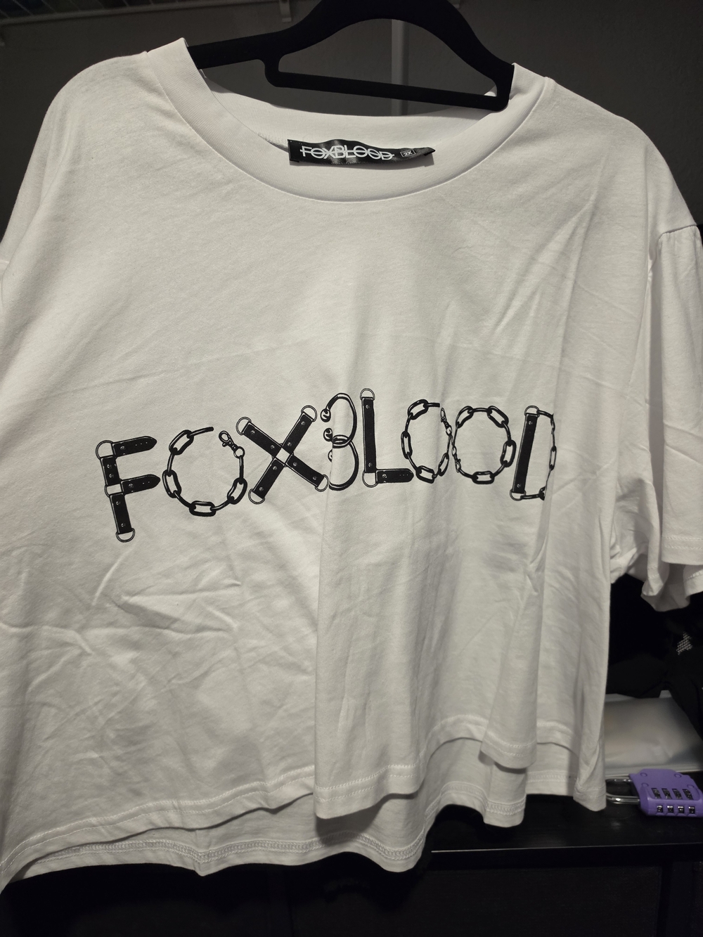 Foxblood Cropped Tee